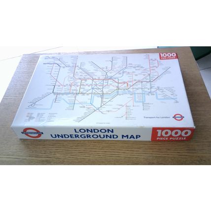 LONDON UNDERGROUND MAP Jigsaw Puzzle (1000 Piece) Robert Frederick (2015)