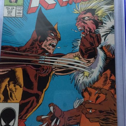 1987 Marvel Comics Uncanny X-Men #222 CGC Graded 9.6