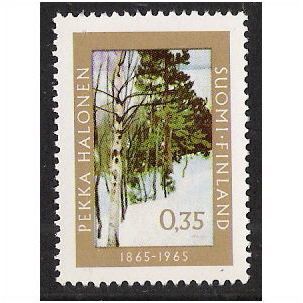 Mi 607 (**): Centenary of the Birth of Pekka Halonen (1865 - 1933) (Artist).