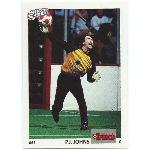 1991 Soccer Shots MSL - #065 - P.J. Johns