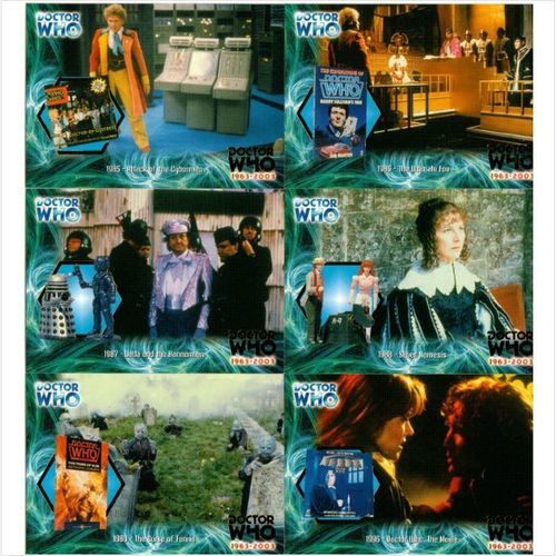 Dr Doctor Who 40th Anniversary Full 14 Card Chase Set from Strictly Ink