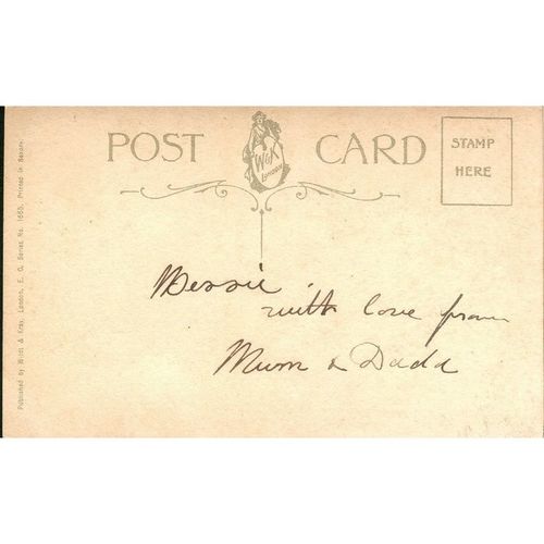 Vintage Christmas Postcard - A Merry Christmas