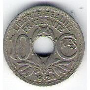 FRANCE 10 CTS 1924