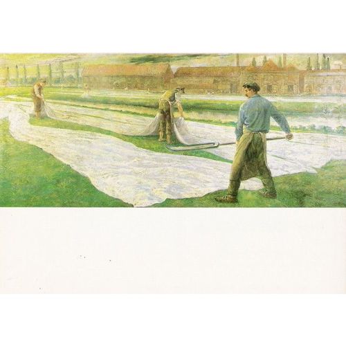 Ghent: Exterior of the former Alsberge van Oost Bleaching Works, ca. 1900.
