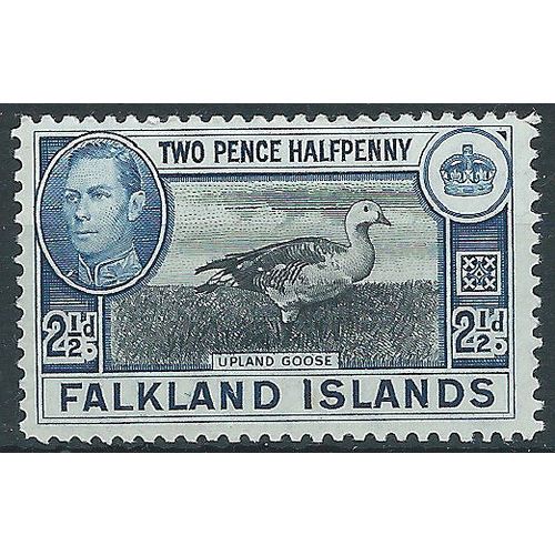 Falkland Islands 1949 SG152 2 1/2d Black & Blue Mounted Mint..