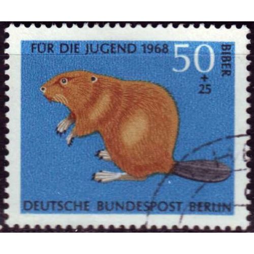 GERMANY BERLIN [1968] MiNr 0319 ( O/used ) [La] Tiere