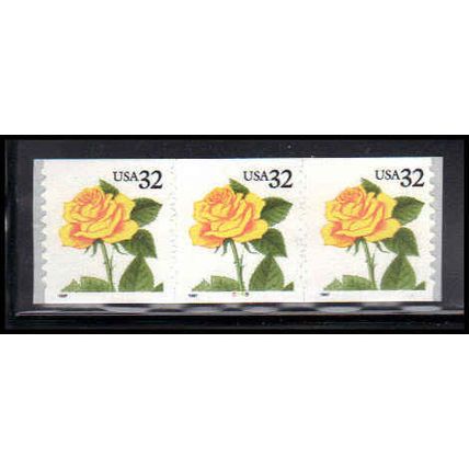 3054 32c Yellow Rose Very Fine MNH PNC 5566/3 PA3681