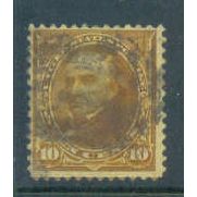 Used 283 10c Daniel Webster Just Clears M05432