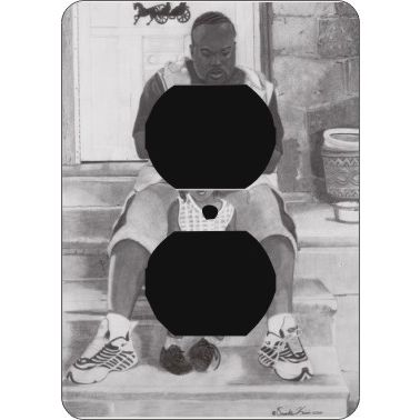 In Daddy's Hands Outlet Cover (African American Outlet Plate)