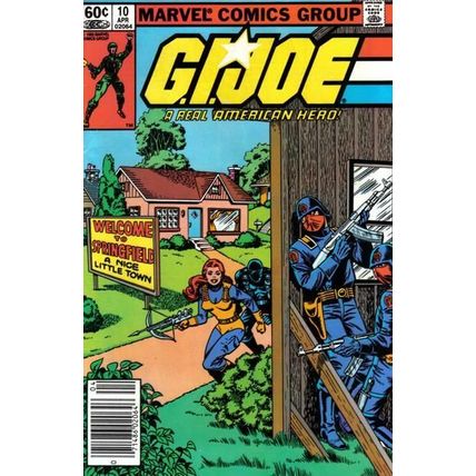 GI JOE #10 Marvel Comics 1983 - Springfield, 1st Appearance Dr Venom! VF+/NM