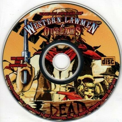 Encyclopedia of Western Lawmen & Outlaws CD-ROM for Windows - NEW CD in SLEEVE