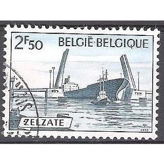 Belgique 1970 Michel 1594 O Cote (2008) 0.25 € Zelzate pont sur canal maritime