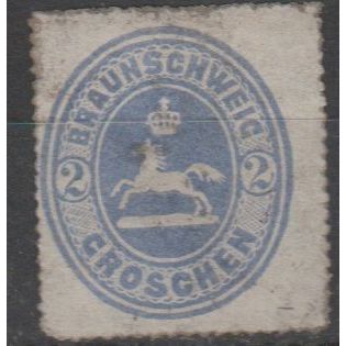 Mi 19 MH 1865 Braunschweig Cat € 15