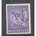 Swychelles 1952 King George VI 2c light violet