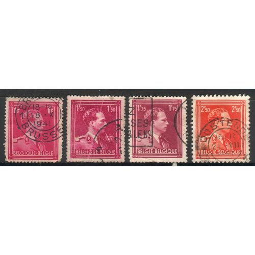 Belgium stamps 1944 - Small King Leopold 111 Collection - used