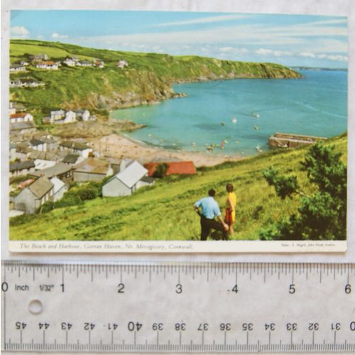 1972 postcard Gorran Haven near Mevagissey, Cornwall