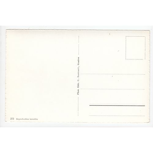 Geneva Airport Postcard Switzerland 273