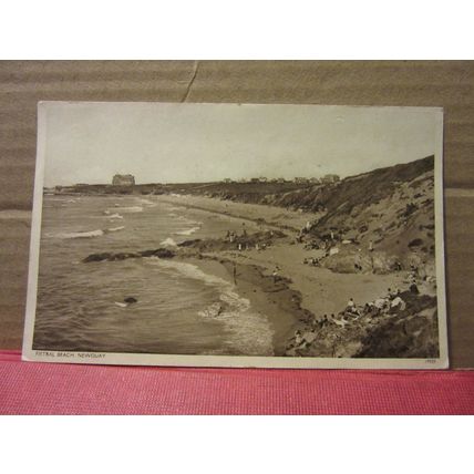 FISTRAL BAY, NEWQUAY, CORNWALL, unused vintage postcard vgc =