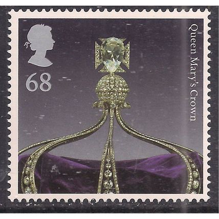 GB 2011 QE2 68p Crown Jewels Queen Mary's Crown Umm SG 3210 ( K699 )