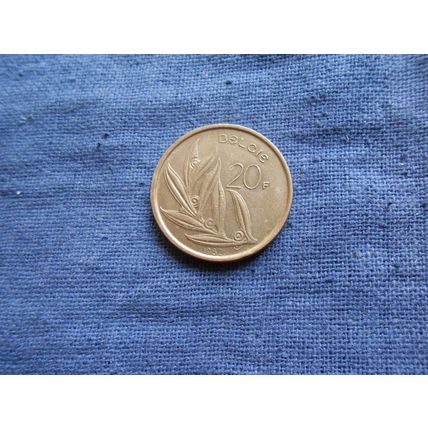 1982 BELGIUM 20 FRANCS COIN. ( Belgie )/1