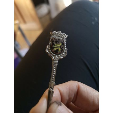 Silver Plate Souvenir Spoon belgique