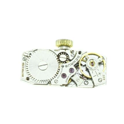 Benrus 489P Used Watch Movement 17 Jewels 4 x 9.5''' = 9 x 21.4 mm For parts