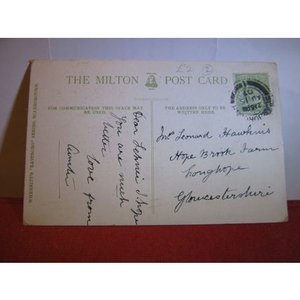 VALLEY PARK, SCARBOROUGH, YORKSHIRE used antique postcard 1907 pm =