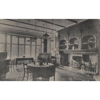 Matrons Room Oak Bank Open Air School Kent Antique Postcard
