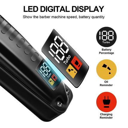 KEMEI Detailing Trimmer 1578 Mens Hair Clipper Zero Pitch Hair Detail T-Blade