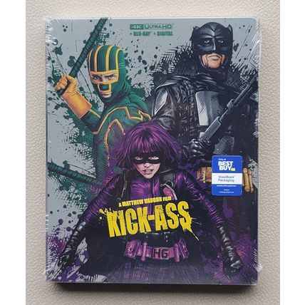 Kick-Ass Best Buy Limited Edition Collectible Steelbook 4K Ultra HD Movie
