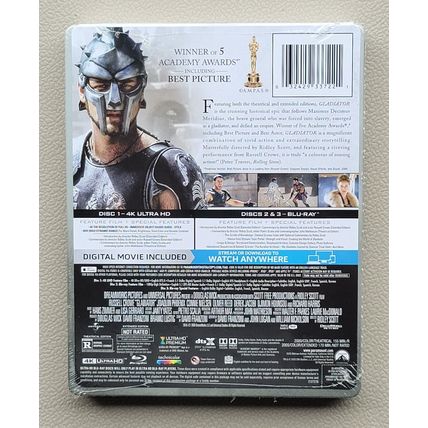 Gladiator Best Buy Limited Edition Collectible Steelbook 4K Ultra HD Movie