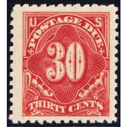 J66, Mint VF NH 30¢ Postage Due With PFC Certificate - Stuart Katz