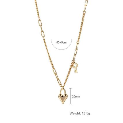 14k Plated Female Retro Clavicle Necklace