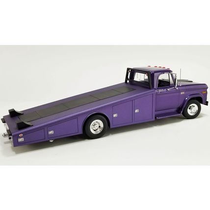 1/18 ( IB ) 1970 DODGE D-300 RAMP TRUCK - PLUM CRAZY