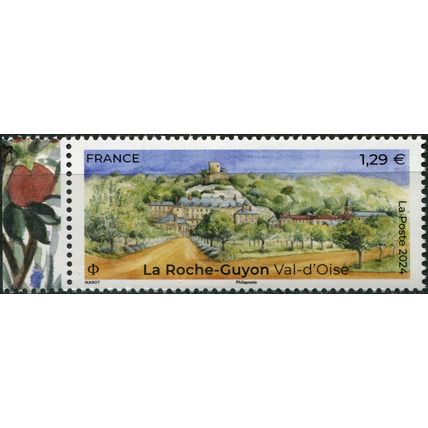 France. 2024. View of La Roche-Guyon (IV) (MNH **) Stamp