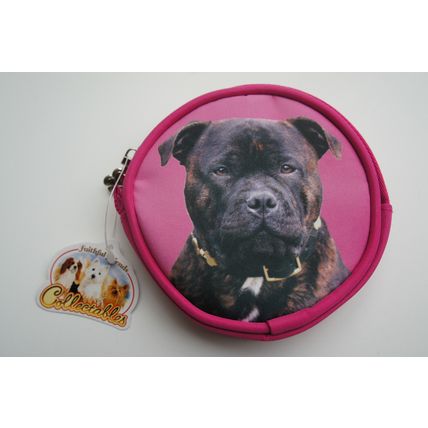 STAFFORDSHIRE BULL TERRIER COIN PURSE IDEAL GIFT FOR A BULL TERRIER LOVER