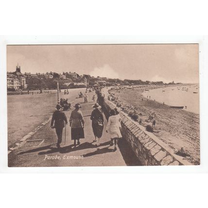 The Parade Exmouth Postcard Devon