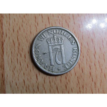 Norway 1955 50 Ore Coin