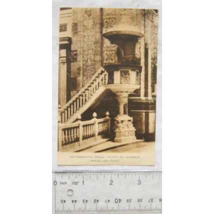 vintage postcard San Francisco El Grande, Madrid ref.3