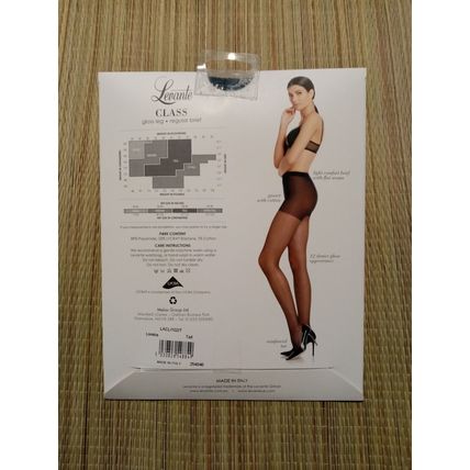Black Tights 12 Denier Appearance Tall Hip Size 38-44" Levante