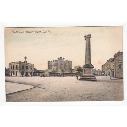 The Market Place Castletown Postcard Isle of Man IOM