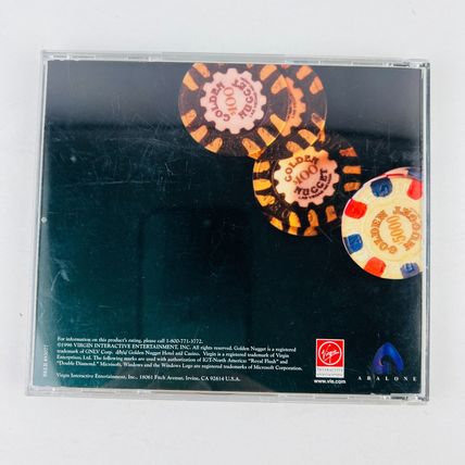 Golden Nugget Vegas Casino CD-Rom PC Game Win95 Software