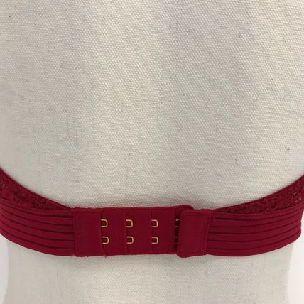 Victoria’s Secret Very Sexy Lace Bralette Halter Bra Burgundy Wine Sz Large