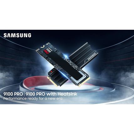 SAMSUNG SSD 9100 PRO 1TB, Pcie 5.0X4 M.2 2280, Seq. Read Speeds up to 14,800Mb/S