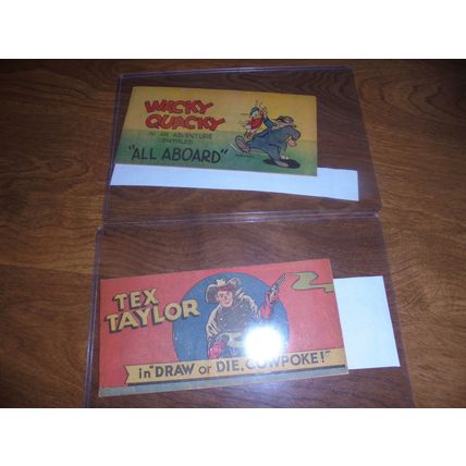 VERY RARE 1940's LOT OF TWO Valley Bread PROMOTIONAL Comics!! $75.00 Shipped!!!