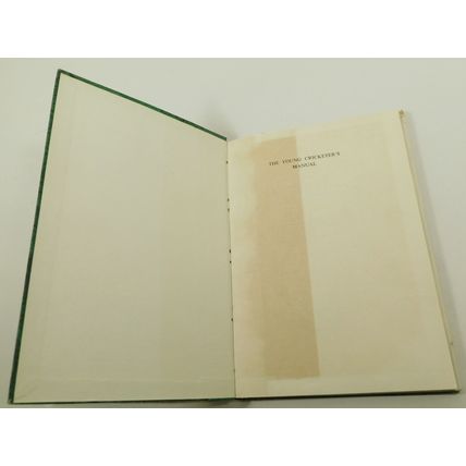 Vintage Cricket Book - The Young Cricketers Manual 1948 First Edition O'Connor J