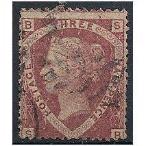 1870 SG50/1 1 1/2d Rose Plate 3 Fine Used "SB" ...