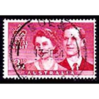 Australia 1954 Royal Visit 3 1/2d Used Stamp