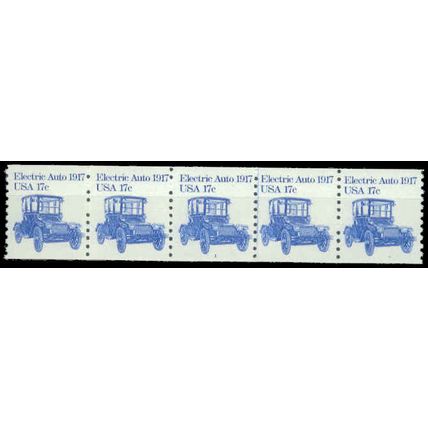 1906 17c Electric Auto Fine MNH Dry Gum PNC 1/5 P0306