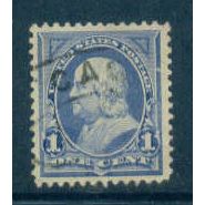 Used 264 1c Benjamin Franklin Very Fine Plus M02744
